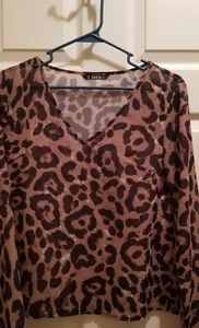 Cheetah print shirt